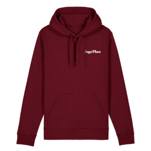 teen girl hoodie burgundy